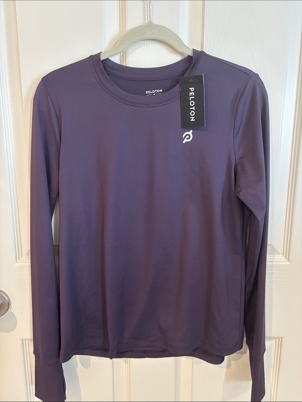 Peloton Women's Long Sleeve Crew Top — Plum